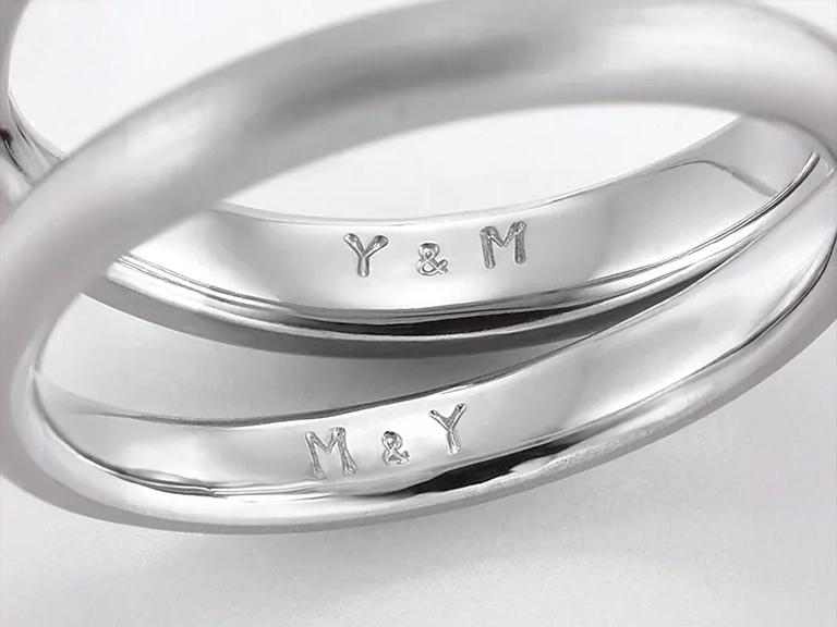 文字入れ　手打ち刻印